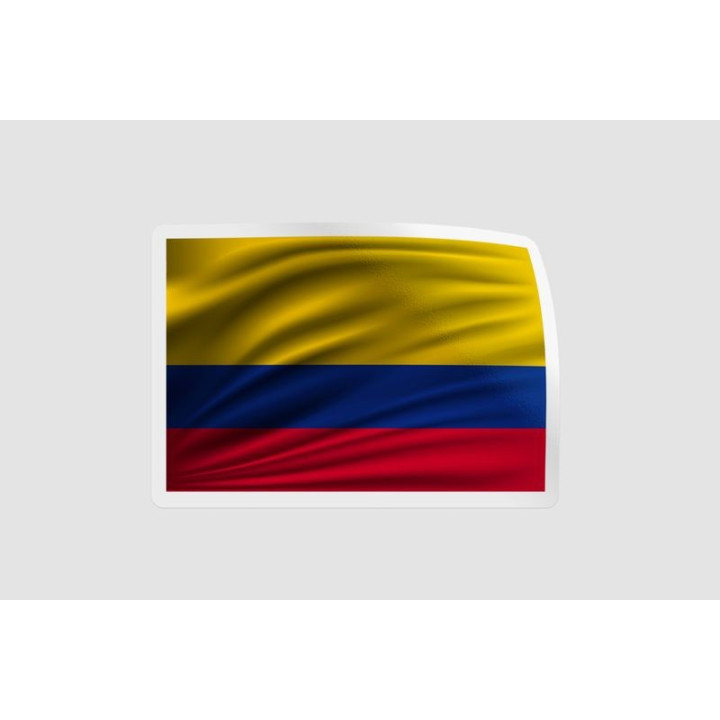 Colombia National Flag Style 2 - DecalsHouse