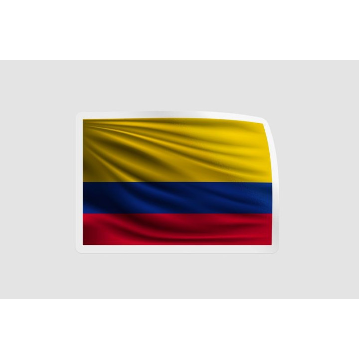 Colombia National Flag Style 3 - DecalsHouse