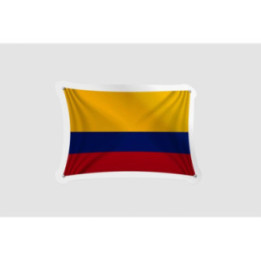 Colombia National Flag Style 7 - DecalsHouse