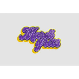 Mardi Gras Stickers – New Orleans Carnival Decals (2-Pack)