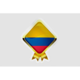 Combodia Flag Badge Sticker - DecalsHouse