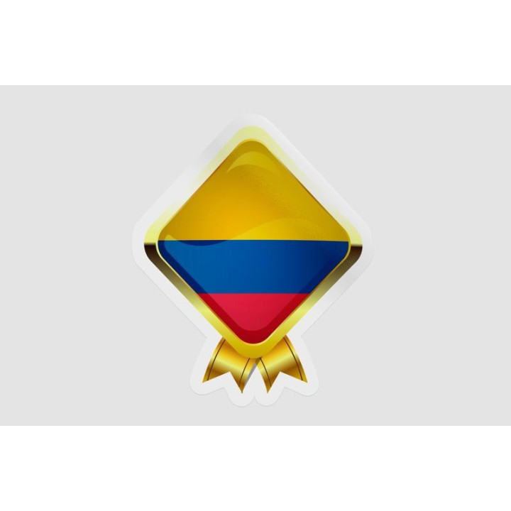 Combodia Flag Badge Sticker - DecalsHouse