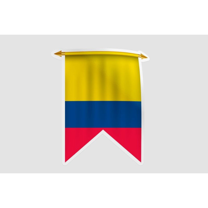 Combodia Flag Style 14 Sticker - DecalsHouse