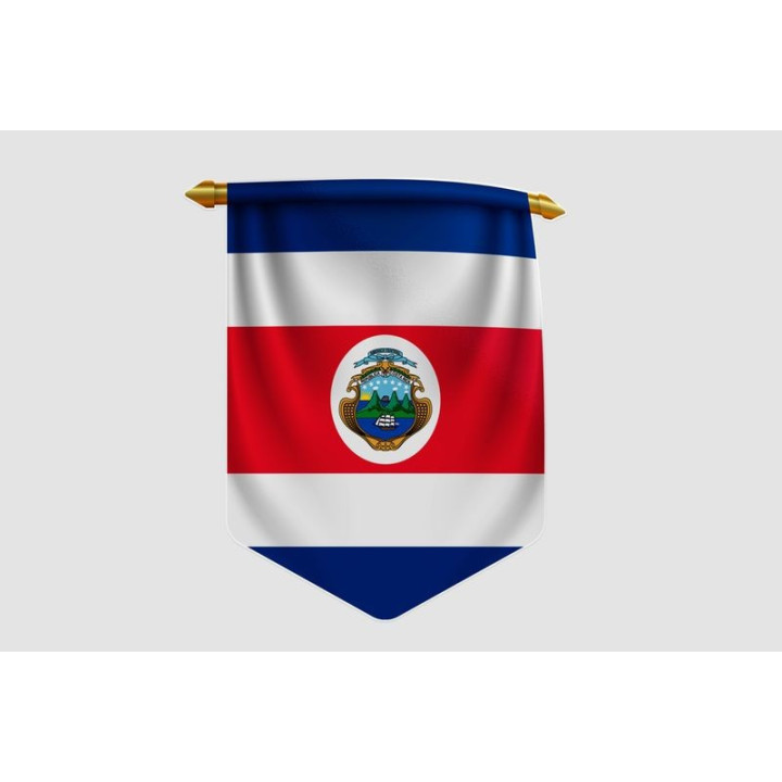 Costa Rica Flag Sticker - DecalsHouse