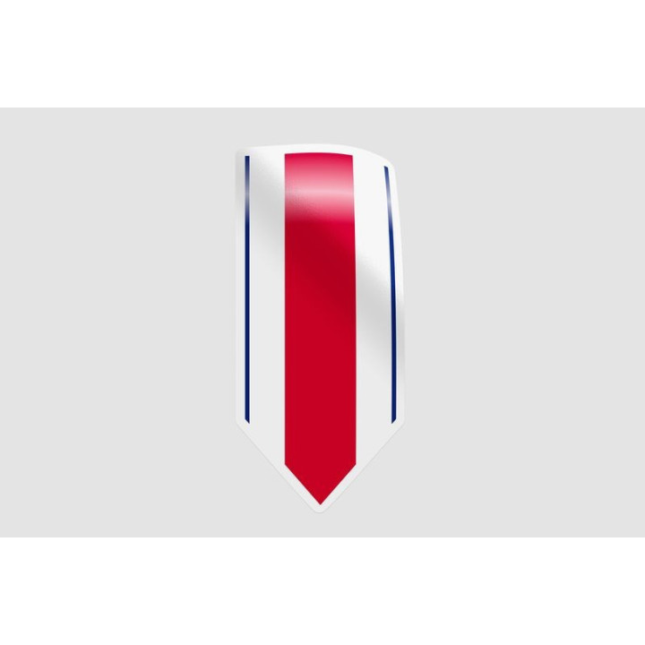 Costa Rica Flag Style 2 - DecalsHouse