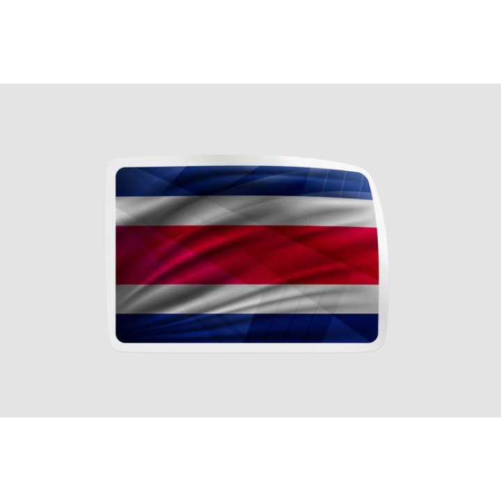 Costa Rica National Flag Style 2 - DecalsHouse