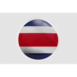 Costa Rica National Flag Style 4 - DecalsHouse