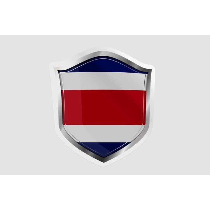 Costa Rica National Flag Style 5 - DecalsHouse
