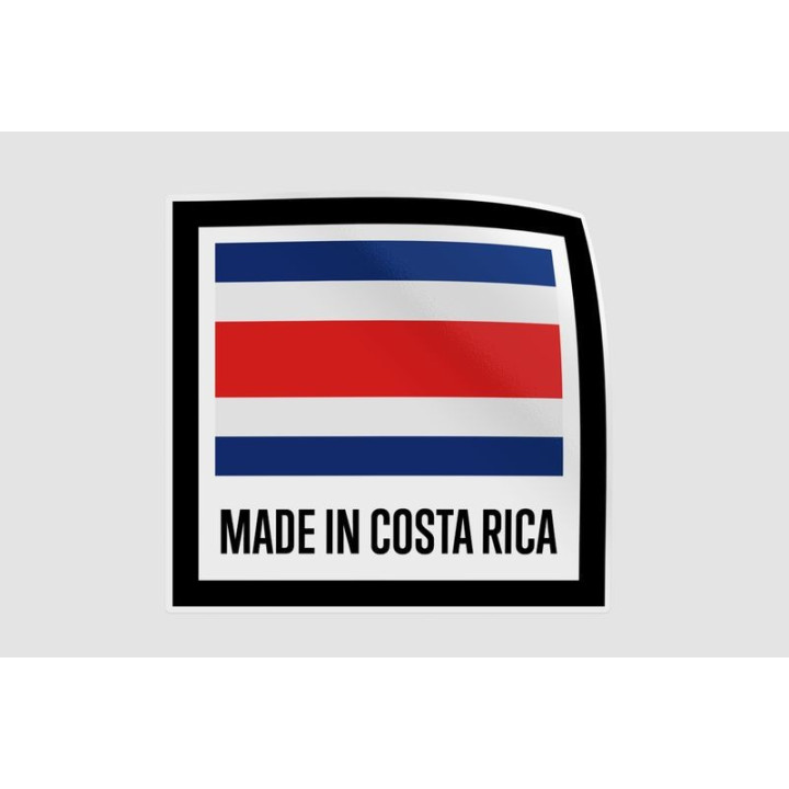 Costa Rica Quality Label Style 2 Sticker - DecalsHouse
