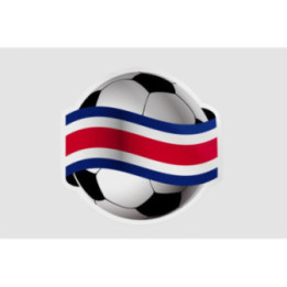 Costa Rica Soccerball - DecalsHouse