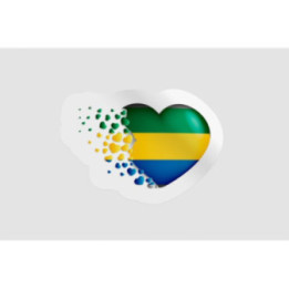 Country Flag Heart Style 3 - DecalsHouse