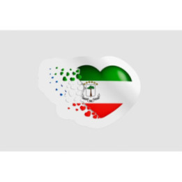 Country Flag Heart Style 5 - DecalsHouse