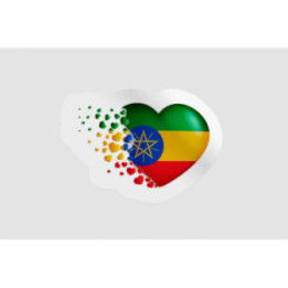 Country Flag Heart Style 7 - DecalsHouse