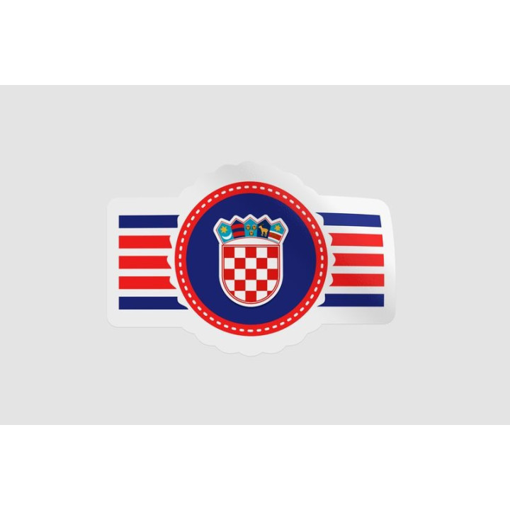 Croatia Emblem Style 5 - DecalsHouse