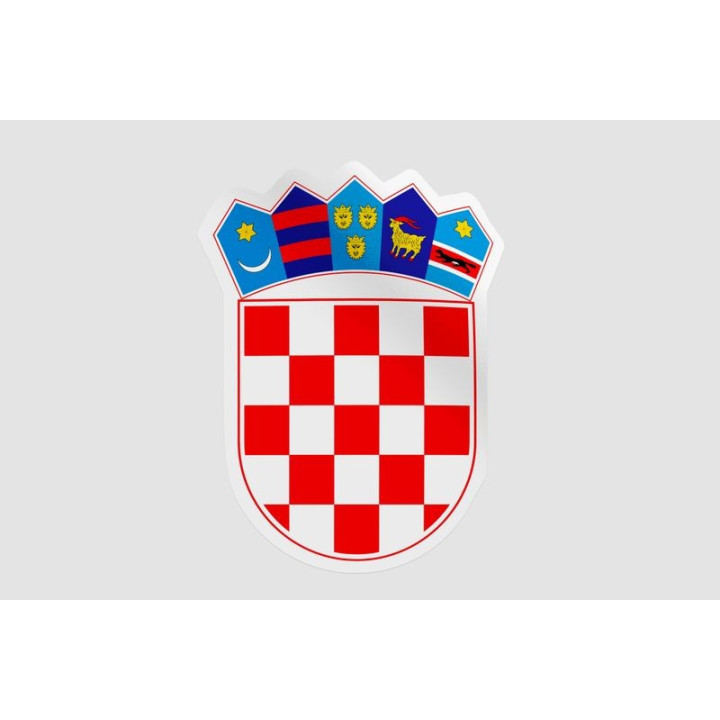 Croatia Emblem Style 8 - DecalsHouse