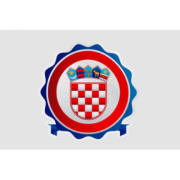 Croatia Flag Style 15 Sticker - DecalsHouse