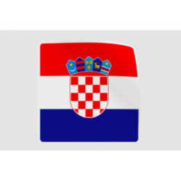 Croatia Flag Style 23 Sticker - DecalsHouse