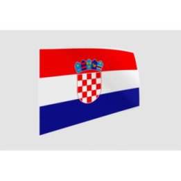 Croatia Flag Style 29 Sticker - DecalsHouse