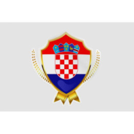 Croatia Flag Style 9 Sticker - DecalsHouse