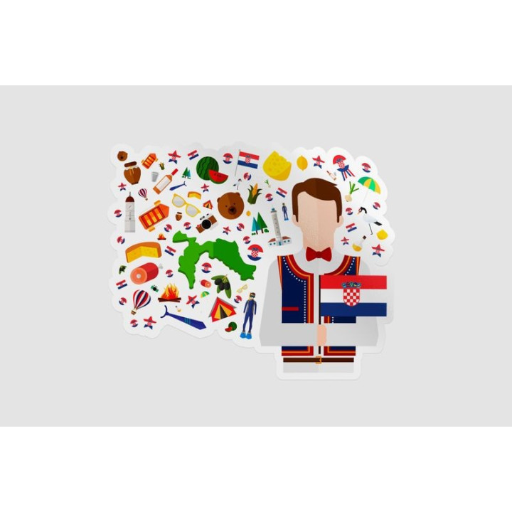 Croatia Icons - DecalsHouse