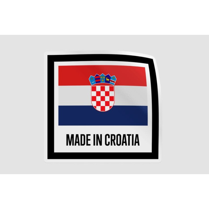 Croatia Quality Label Style 2 Sticker - DecalsHouse