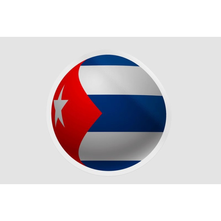Cuba Flag Hands Style 6 - DecalsHouse