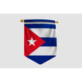 Cuba Flag Pennant - DecalsHouse