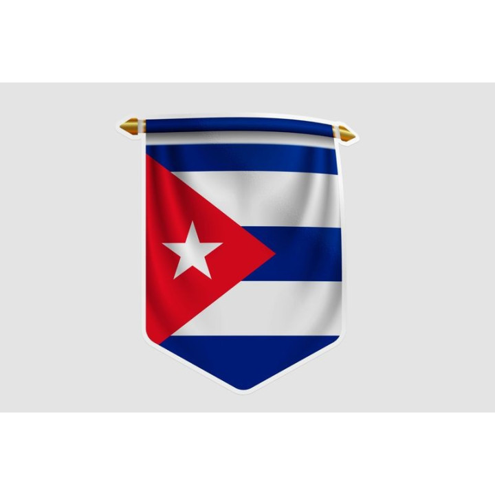 Cuba Flag Pennant - DecalsHouse