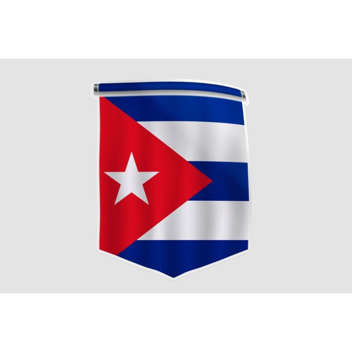 Cuba Flag Sticker - DecalsHouse