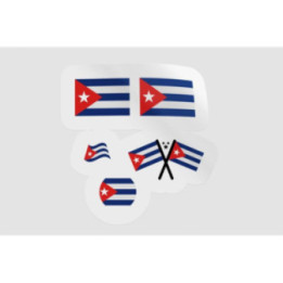 Cuba Flag Style 2 - DecalsHouse