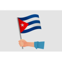 Cuba Flag Style 4 Sticker - DecalsHouse