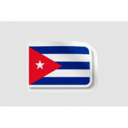 Cuba Flag Style 6 - DecalsHouse