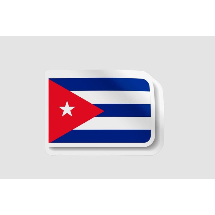 Cuba Flag Style 6 - DecalsHouse