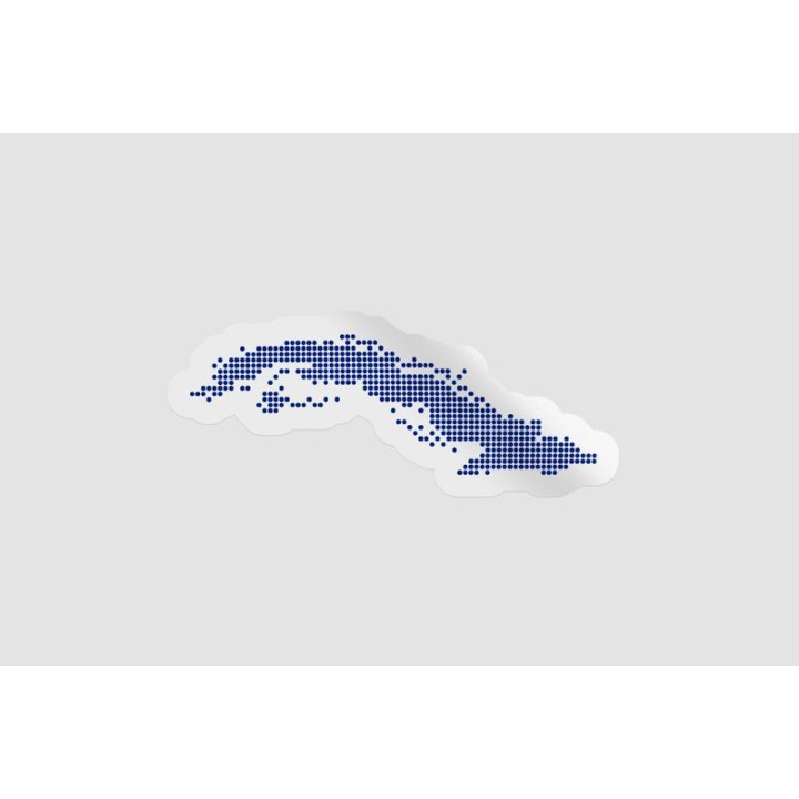 Cuba Map Outline Style 2 - DecalsHouse