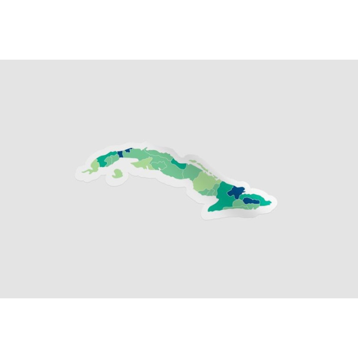 Cuba Map - DecalsHouse