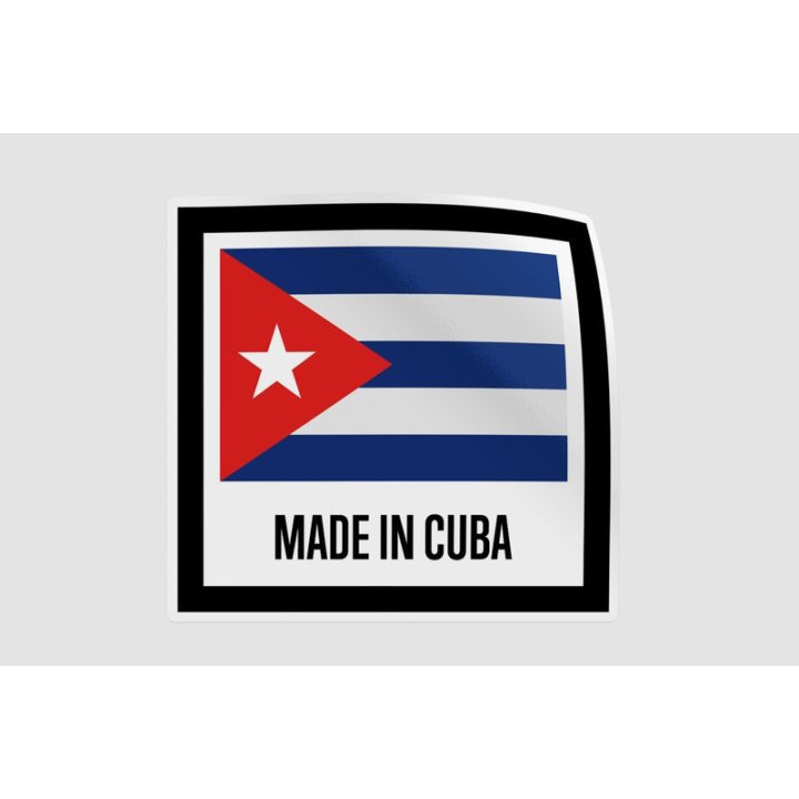 Cuba Quality Label Style 2 Sticker - DecalsHouse