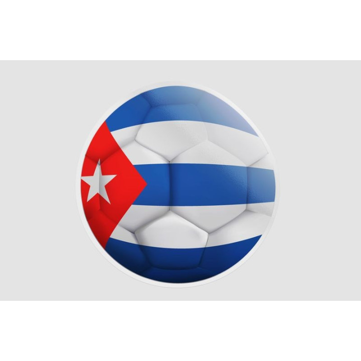 Cuba Soccerball - DecalsHouse