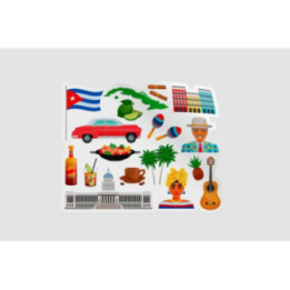 Cuba Travel Sticker - DecalsHouse