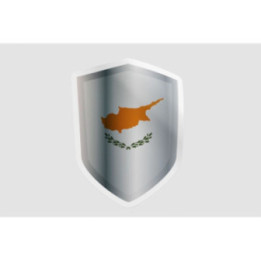 Cyprus Flag Badge - DecalsHouse