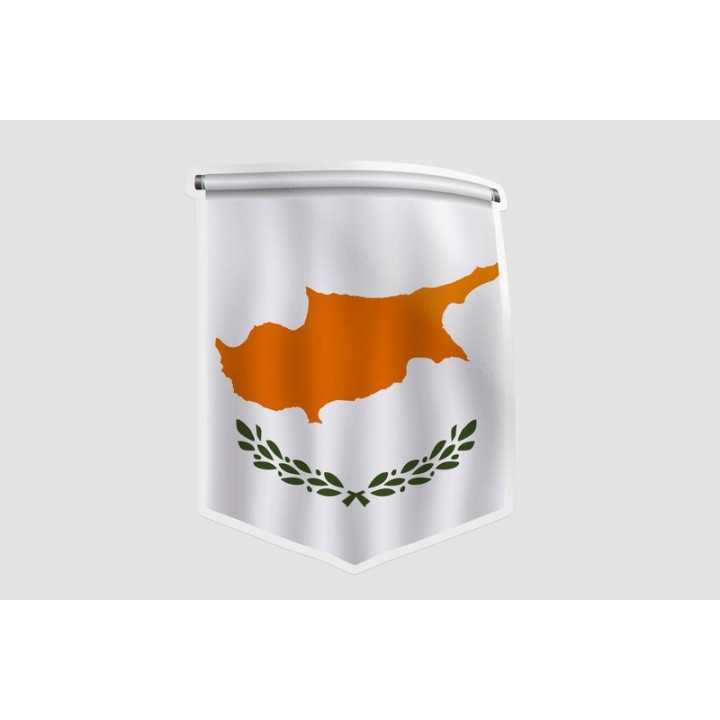 Cyprus Flag Pennant - DecalsHouse