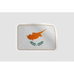 Cyprus National Flag Style 8 - DecalsHouse