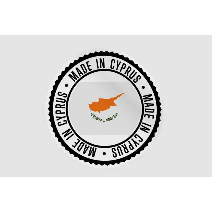 Cyprus Quality Label Style 4 Sticker - DecalsHouse