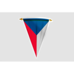 Czech Republic Flag Pennant - DecalsHouse