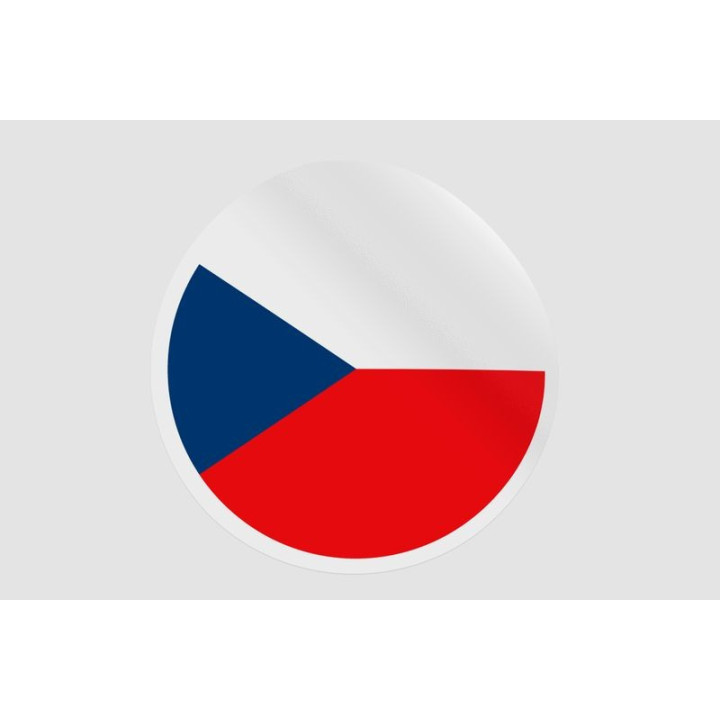 Czech Republic Flag Sticker - DecalsHouse