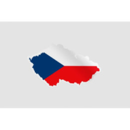 Czech Republic Map Style 5 Sticker - DecalsHouse