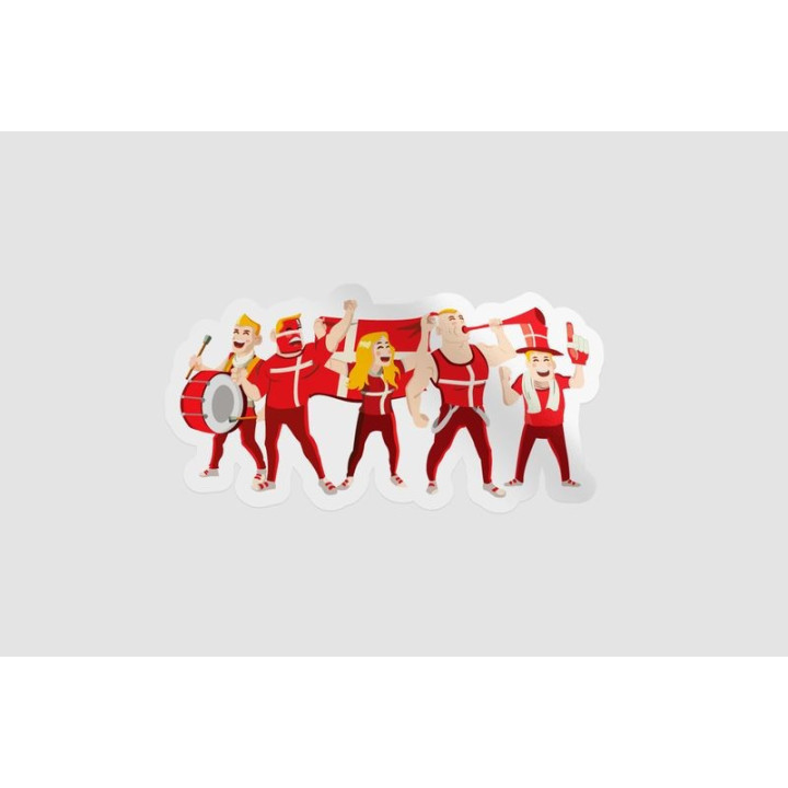 Denmark Football Sticker - DecalsHouse