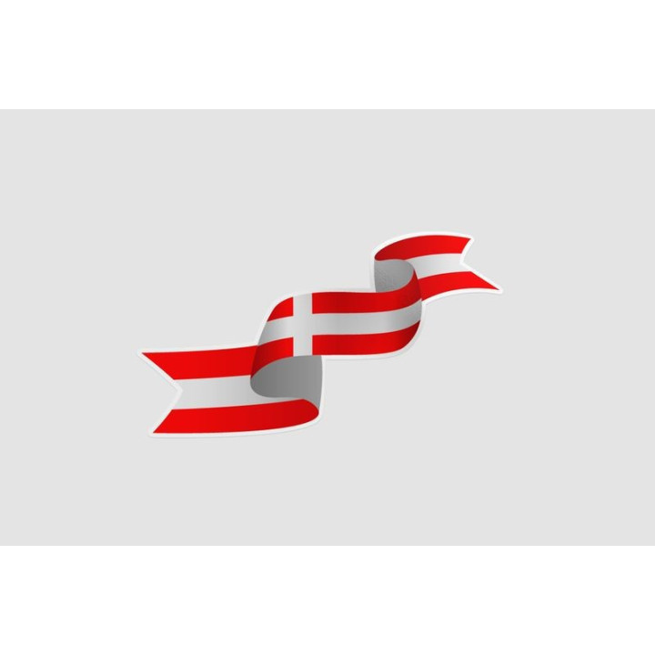 Denmark Insignia Style 2 Sticker - DecalsHouse