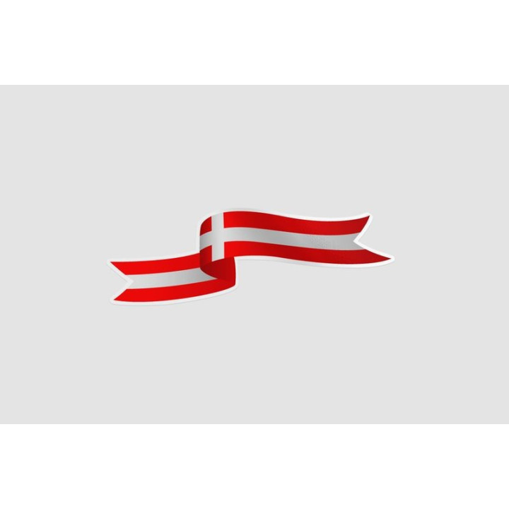 Denmark Insignia Style 4 Sticker - DecalsHouse