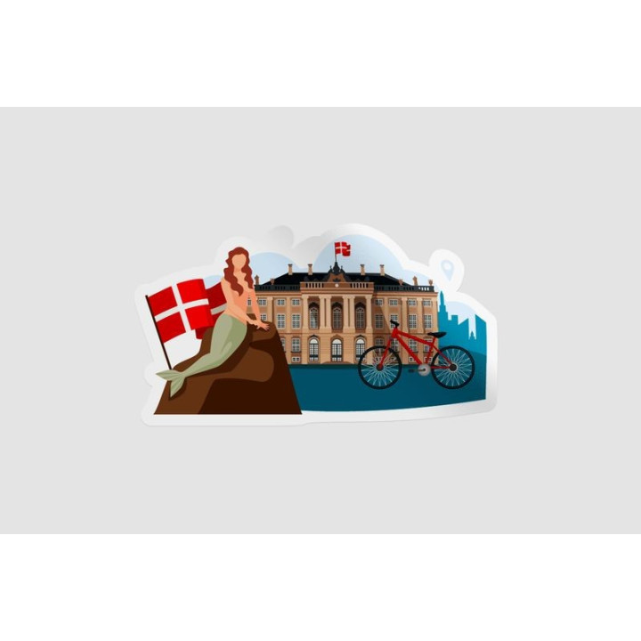 Denmark Landmark Sticker - DecalsHouse