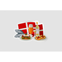 Denmark Landmark Style 2 Sticker - DecalsHouse